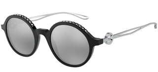 Giorgio Armani AR 8127B women Black Round Sunglasses