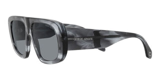 Giorgio Armani AR 8183 men Blue Squared Sunglasses