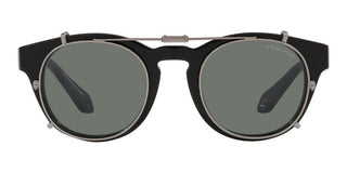 Giorgio Armani AR 8190U men Black Round Sunglasses