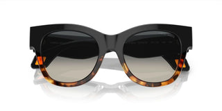 Giorgio Armani AR 8195U women Havana Squared Sunglasses