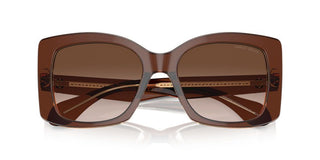 Giorgio Armani Ar 8208u Women Brown Squared Sunglasses