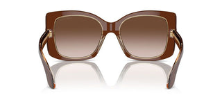 Giorgio Armani Ar 8208u Women Brown Squared Sunglasses