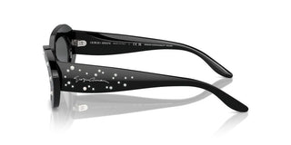 Giorgio Armani Ar 8213bu Women Black Cat Eye Sunglasses