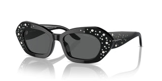Giorgio Armani Ar 8213bu Women Black Cat Eye Sunglasses