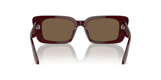 Giorgio Armani Ar 8214bu Women Red Rectangle Sunglasses