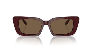 Giorgio Armani Ar 8214bu Women Red Rectangle Sunglasses