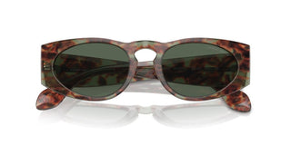 Giorgio Armani AR 8216 men Havana Oval Sunglasses