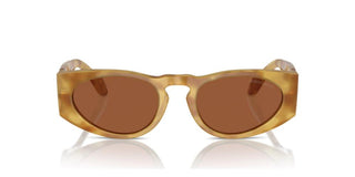 Giorgio Armani AR 8216 men Havana Oval Sunglasses