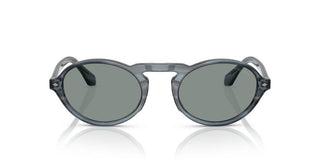 Giorgio Armani AR 8219U men Grey Round Sunglasses