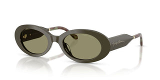 Giorgio Armani AR 8234U women Green Oval Sunglasses