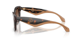 Giorgio Armani AR 8235U women Havana Squared Sunglasses