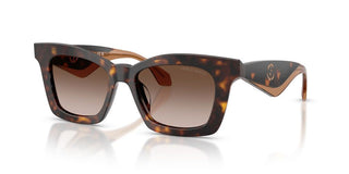 Giorgio Armani AR 8235U women Havana Squared Sunglasses