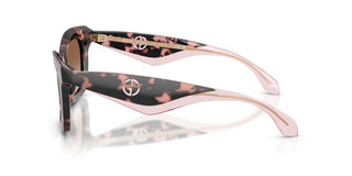 Giorgio Armani AR 8235U women Havana Squared Sunglasses