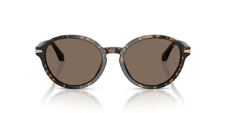 Giorgio Armani AR 8237 women Havana Round Sunglasses