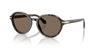 Giorgio Armani AR 8237 women Havana Round Sunglasses