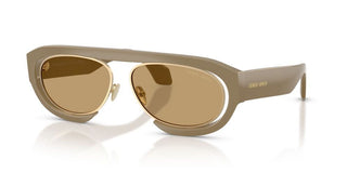 Giorgio Armani Ar 8239 Men Brown Geometric Sunglasses