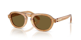 Giorgio Armani Ar 8244 Men Brown Pilot Sunglasses