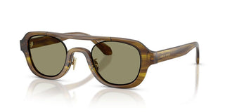 Giorgio Armani Ar 8247 Men Brown Geometric Sunglasses