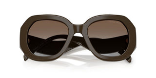 Giorgio Armani Ar 8248 Women Brown Round Sunglasses