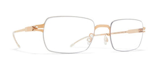 Mykita ASGER unisex Gold Rectangle Eyeglasses