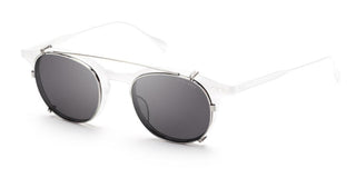Dita ASH-CLIP unisex Silver Round Sunglasses