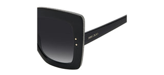 Jimmy Choo AURI/G/S women Black Squared Sunglasses