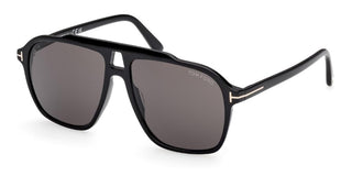 Tom Ford Autari Ft1209 Unisex Black Pilot Sunglasses