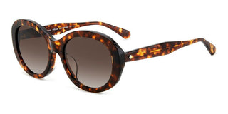 Kate Spade AVAH/F/S women Havana Geometric Sunglasses