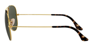 Ray-Ban AVIATOR HAVANA COLLECTION RB 3025 unisex Gold Visor Sunglasses