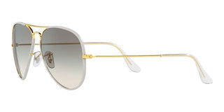 Ray-Ban AVIATOR LARGE METAL RB 3025JM unisex Grey Pilot Sunglasses