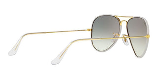 Ray-Ban AVIATOR LARGE METAL RB 3025JM unisex Grey Pilot Sunglasses