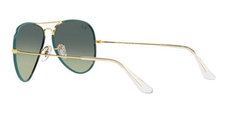 Ray-Ban AVIATOR LARGE METAL RB 3025JM unisex Green Pilot Sunglasses