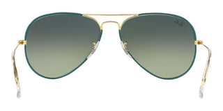 Ray-Ban AVIATOR LARGE METAL RB 3025JM unisex Green Pilot Sunglasses