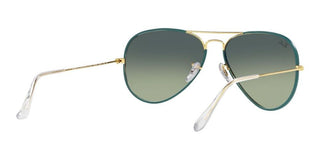 Ray-Ban AVIATOR LARGE METAL RB 3025JM unisex Green Pilot Sunglasses