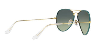 Ray-Ban AVIATOR LARGE METAL RB 3025JM unisex Green Pilot Sunglasses
