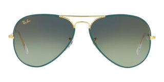 Ray-Ban AVIATOR LARGE METAL RB 3025JM unisex Green Pilot Sunglasses