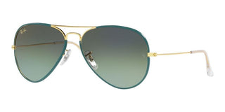 Ray-Ban AVIATOR LARGE METAL RB 3025JM unisex Green Pilot Sunglasses