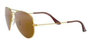 Ray-Ban AVIATOR LARGE METAL RB 3025 unisex Gold Pilot Sunglasses