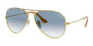 Ray-Ban AVIATOR LARGE METAL RB 3025 unisex Gold Pilot Sunglasses