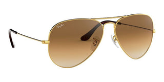 Ray-Ban AVIATOR LARGE METAL RB 3025 unisex Gold Pilot Sunglasses