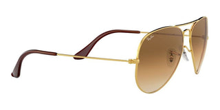 Ray-Ban AVIATOR LARGE METAL RB 3025 unisex Gold Pilot Sunglasses