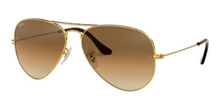 Ray-Ban AVIATOR LARGE METAL RB 3025 unisex Gold Pilot Sunglasses