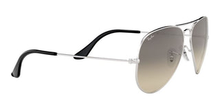 Ray-Ban AVIATOR LARGE METAL RB 3025 unisex Silver Pilot Sunglasses