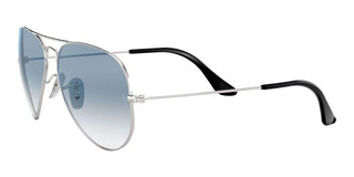 Ray-Ban AVIATOR LARGE METAL RB 3025 unisex Silver Pilot Sunglasses