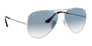 Ray-Ban AVIATOR LARGE METAL RB 3025 unisex Silver Pilot Sunglasses