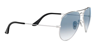 Ray-Ban AVIATOR LARGE METAL RB 3025 unisex Silver Pilot Sunglasses