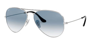 Ray-Ban AVIATOR LARGE METAL RB 3025 unisex Silver Pilot Sunglasses