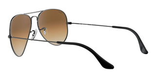 Ray-Ban AVIATOR LARGE METAL RB 3025 unisex Ruthenium Pilot Sunglasses