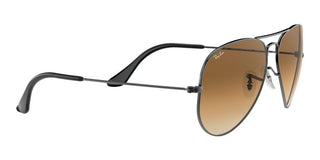 Ray-Ban AVIATOR LARGE METAL RB 3025 unisex Ruthenium Pilot Sunglasses