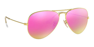 Ray-Ban AVIATOR LARGE METAL RB 3025 unisex Gold Pilot Sunglasses